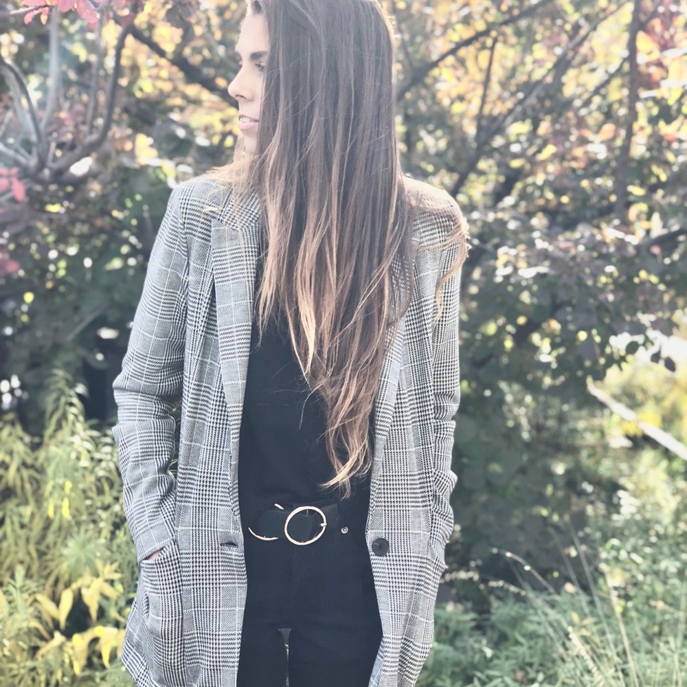 Checkered Blazer